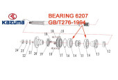 BEARING 6207 KAZUMA