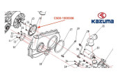 piastra di grande pressione Kazuma jaguar 500CC
