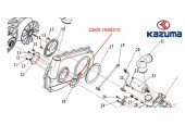 Piastra inferiore Kazuma jaguar 500CC