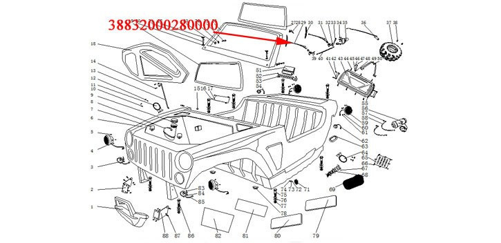 Wischerblatt Arm XYJK800