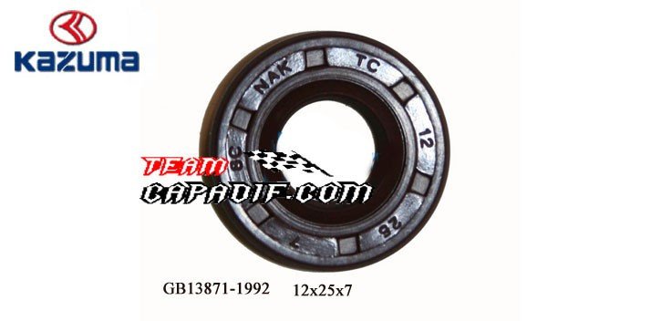 OIL SEAL 12 X 25 X 7 KAZUMA JAGUAR OIL SEAL 12 X 25 X 7 KAZUMA JAGUAR