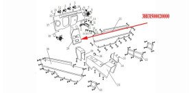 Center hand rest upper XYJK800