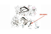 Silenciador de escape Kinroad 250 cc