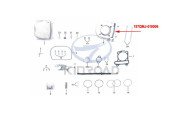 Bloc cylindre kinroad 150 cc