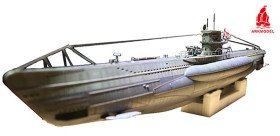 U-Boat German Type VIIC Submarine 1/48 Kit