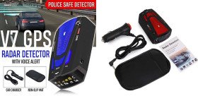 Detector de GPS para automóvil, detector de radar de 360 ​​°