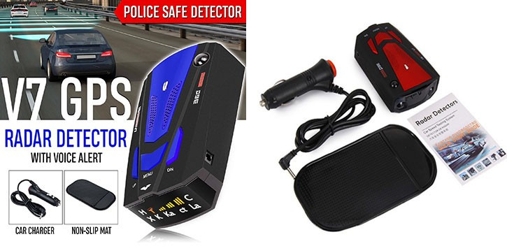 Car GPS Detector, 360 ° Anti-Radar Detector 