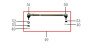 Ball joint, steering pulling bar Left-hand screw
