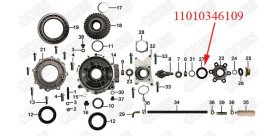 Oil Seal NAK34.5 61 9/13