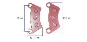 Kinroad 650 800 1100 cc brake pad