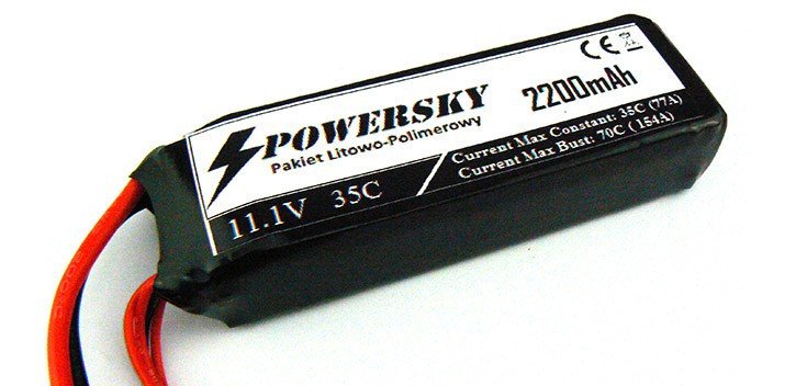 PowerSky LiPo 11.1V 2200mAh 3S 35C PowerSky LiPo 11.1V 2200mAh 3S 35C
