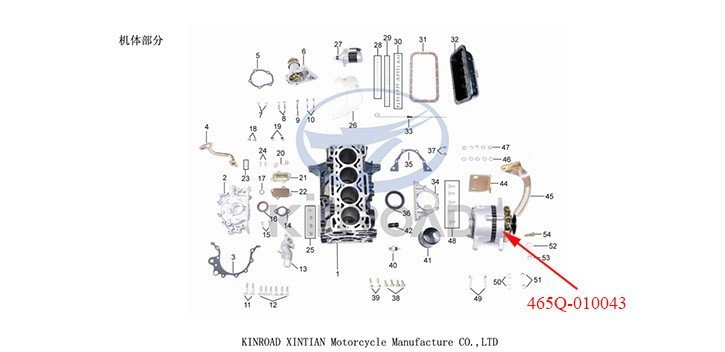 Alternator kinroad 800cc 1100cc Alternator kinroad 800cc 1100cc